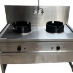 Chinese Wok 2 Burner Cooker