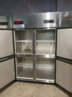 Double Stainless Steel Fridge and Freezer - Image 3