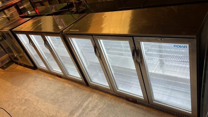 Triple Door Bar Chiller – Stainless Steel - Image 2