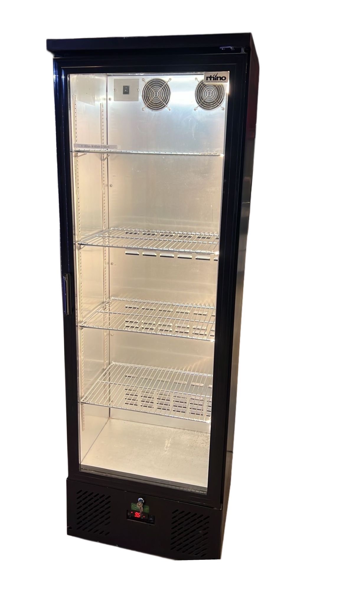 c3fad283-4f5e-4b9c-b94b-811b8224a4b2.jpeg Single Glass door Drinks Fridge - Image 1
