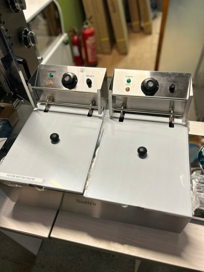 Twin tank 2 x 9 litre commercial electric fryer - Image 5