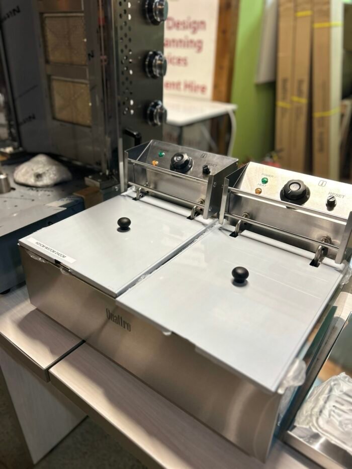 Twin tank 2 x 9 litre commercial electric fryer - Image 4