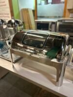 Chafing Dish - Roll top Glass window  9 litre - Image 3