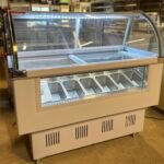 Ice cream display showcase