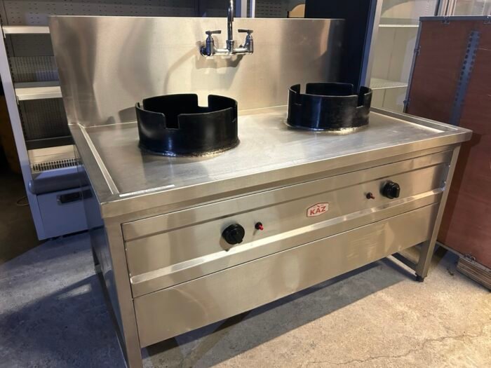 Chinese Wok 2 Burner Cooker - Image 2