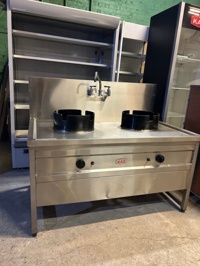 Chinese Wok 2 Burner Cooker - Image 3
