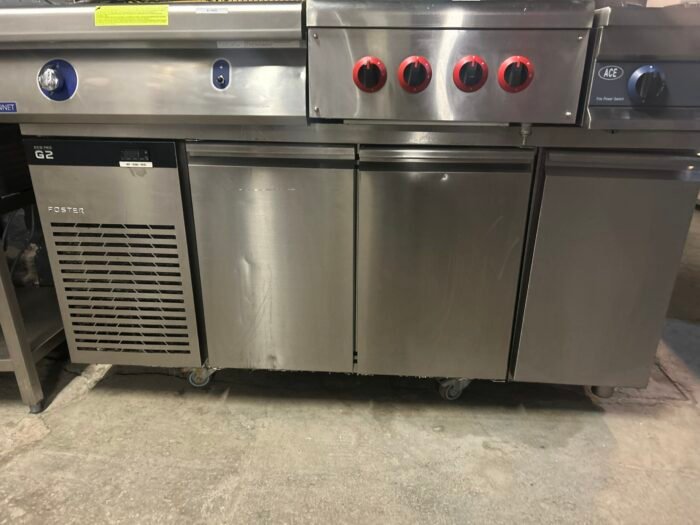 3 door prep table fridge - Image 2