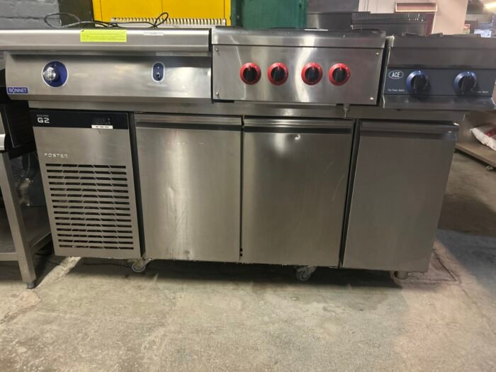 3 door prep table fridge - Image 3