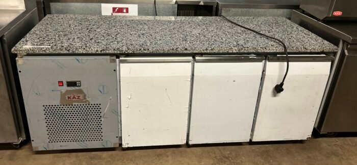 KAZ 3 Door Marble Top Prep Counter - Image 3