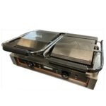 Double Panini machine (ridged plate)