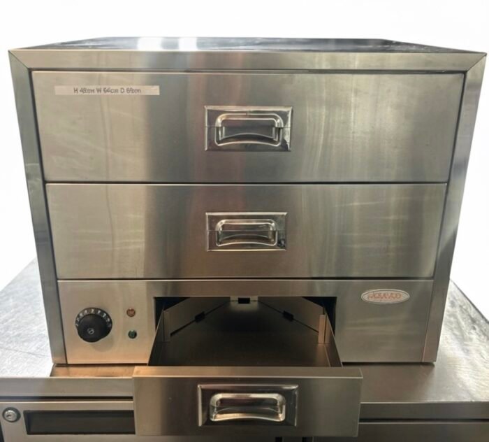 Electric Food Warmer Cabinet with Drawers - Image 2