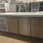 3 Door Preparation Table with Containers